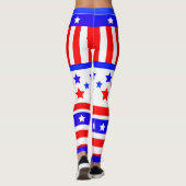 USA US FLAGGE LEGGINGS (Rückseite)
