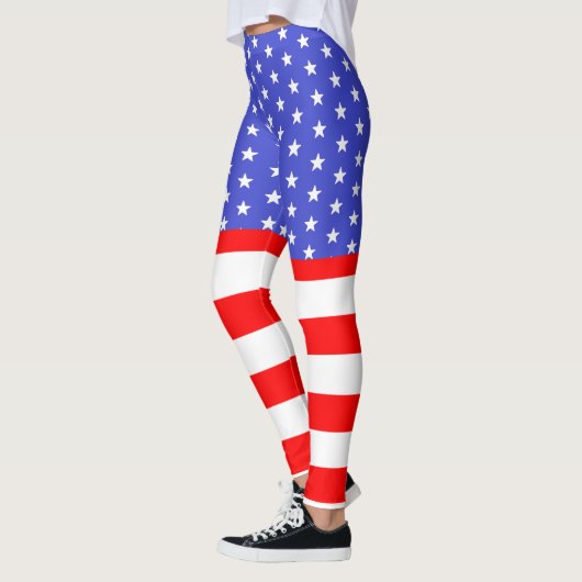 USA US FLAGGE LEGGINGS (Links)