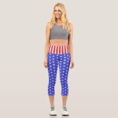 USA US FLAGGE LEGGINGS (Vorderseite)