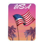 USA US FLAGGE MAGNET (Vertikal)