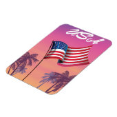 USA US FLAGGE MAGNET (Linke Seite)