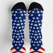 USA US Flagge Patriotic Socken (Oben)