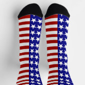 USA US Flagge Patriotic Socken (Oben)