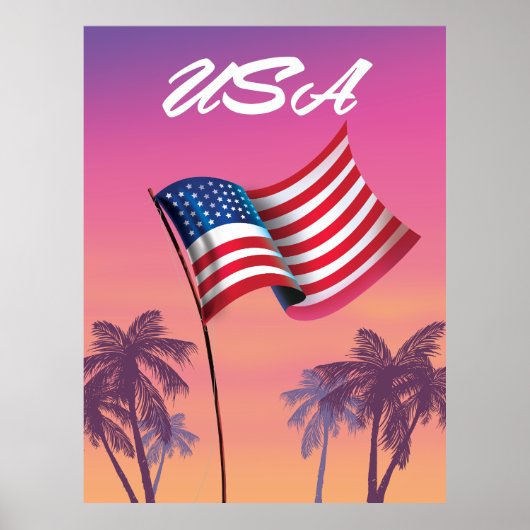 USA US FLAGGE POSTER (Vorne)