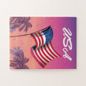 USA US FLAGGE PUZZLE (Horizontal)