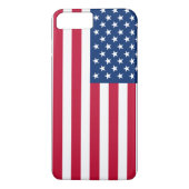 USA - US Flagge unter amerikanischer Flagge Case-Mate iPhone Hülle (Rückseite)