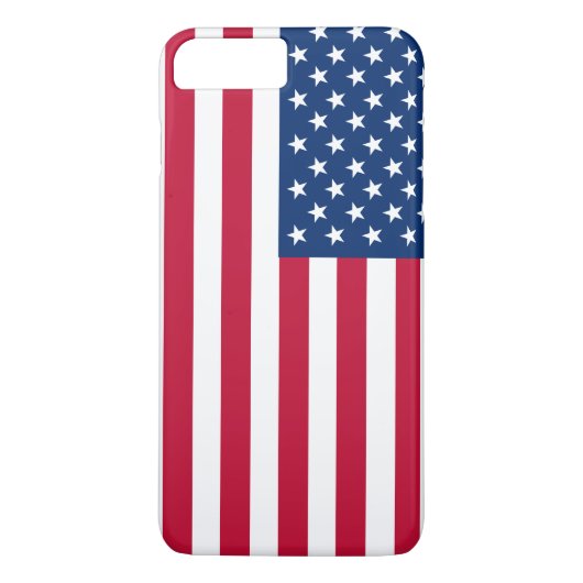 USA - US Flagge unter amerikanischer Flagge Case-Mate iPhone Hülle (Rückseite)