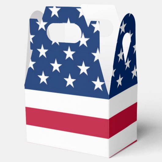 USA US Flagge unter amerikanischer Flagge Patrioti Geschenkschachtel (Geöffnet)