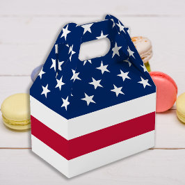 USA US Flagge unter amerikanischer Flagge Patrioti Geschenkschachtel