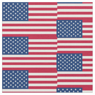 USA - US Flagge unter amerikanischer Flagge Stoff