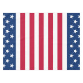 USA - US Flagge unter amerikanischer Flagge Tischdecke (Vorderseite (Horizontal))