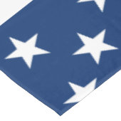 USA - US Flagge unter amerikanischer Flagge Tischdecke (Schrägansicht)