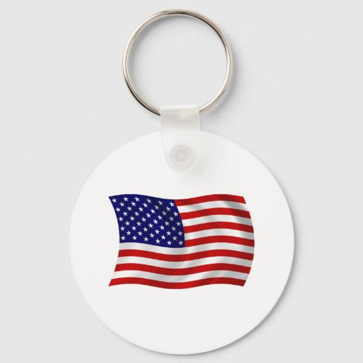 USA (USA) Flag Schlüsselanhänger (Vorderseite)