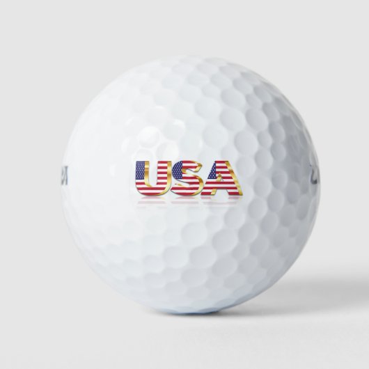 USA - USA - Flagge - Patriotik Golfball (Vorderseite)