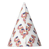 USA - USA - Flagge - Patriotik  Partyhütchen (Rückseite)