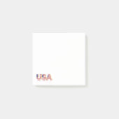 USA - USA - Flagge Post-it Klebezettel (Vorderseite)