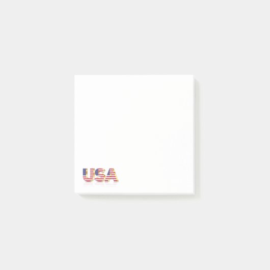 USA - USA - Flagge Post-it Klebezettel (Vorderseite)