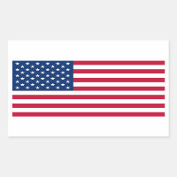 USA USA Flaggenaufkleber