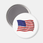 USA (USA) Flaggenmagnet Magnet (Vorderseite/Rückseite)
