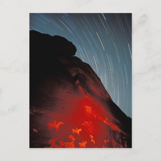 USA, Utah, Arches National Park, Petroglyphen Postkarte (Vorderseite)