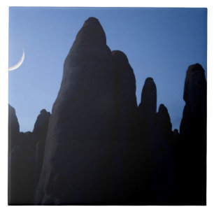USA, Utah, Arches-Nationalpark. Halbmond Fliese