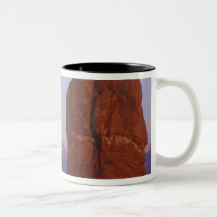 USA, Utah, Arches NP, Vollmondaufgang bei Zweifarbige Tasse