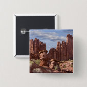 USA, Utah. Aussicht auf Fisher Towers Kredit als: Button (Vorne & Hinten)