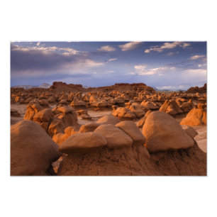 USA; Utah. Blick auf den Goblin Valley Staat Park Fotodruck