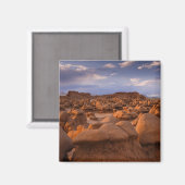 USA; Utah. Blick auf den Goblin Valley Staat Park Magnet (Vorderseite/Rückseite)