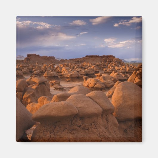 USA; Utah. Blick auf den Goblin Valley Staat Park Magnet (Vorne)