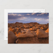USA; Utah. Blick auf den Goblin Valley Staat Park Postkarte (Vorne/Hinten)