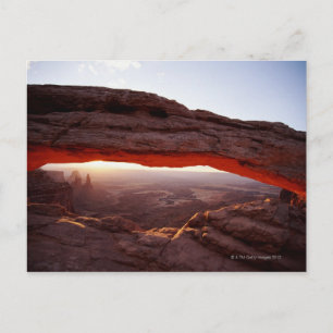 USA, Utah, Canyonlands National Park, Sonnenaufgan Postkarte