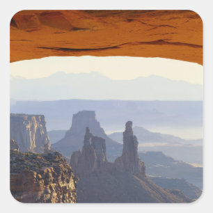 USA, Utah, Canyonlands National Park, View of the Quadratischer Aufkleber