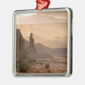 USA; Utah; Canyonlands-Nationalpark. Ansicht Silbernes Ornament (Links)