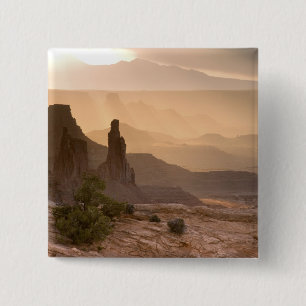 USA; Utah; Canyonlands-Nationalpark. Ansicht von Button