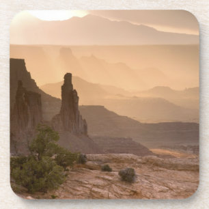 USA; Utah; Canyonlands-Nationalpark. Ansicht von Getränkeuntersetzer