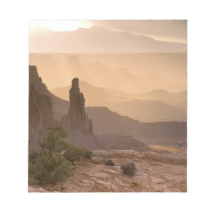 USA; Utah; Canyonlands-Nationalpark. Ansicht von Notizblock