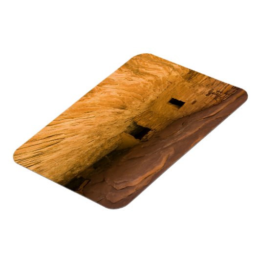 USA, Utah, Cedar Mesa, Mule Canyon. Sandstein Magnet (Linke Seite)