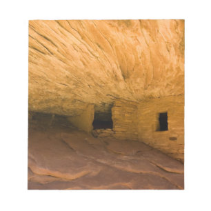 USA, Utah, Cedar Mesa, Mule Canyon. Sandstein Notizblock