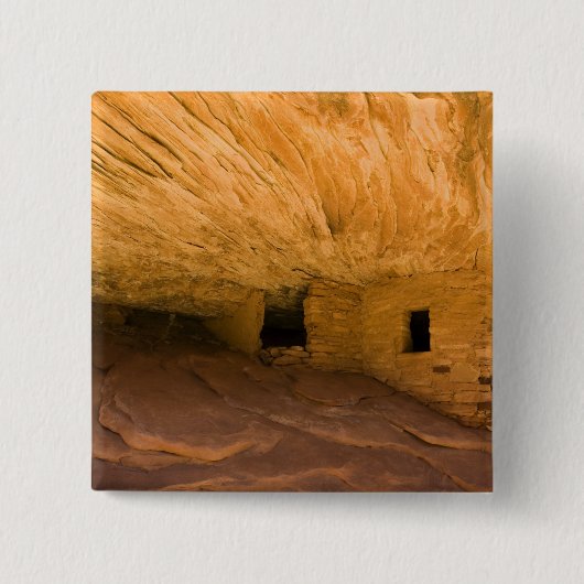 USA, Utah, Cedar Mesa, Mule Canyon.Sandstone Button (Vorderseite)