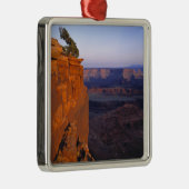 USA, Utah, Dead Horse Point SP. Late Lichtdrehunge Silbernes Ornament (Rechts)