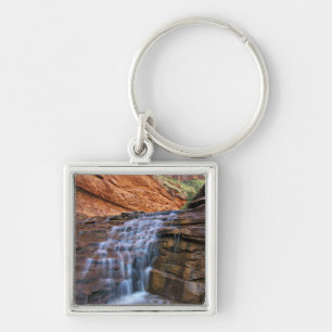 USA, Utah, Escalante Wilderness. Wasserfall in Schlüsselanhänger