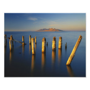 USA, Utah, Great Basin, Saltair, Großer Salzsee Fotodruck