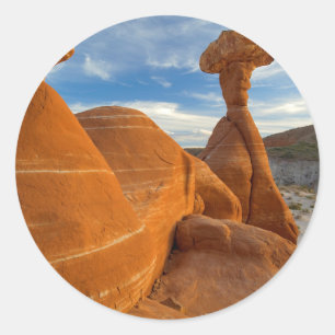 USA, Utah, Großtreppe Escalante-National Runder Aufkleber