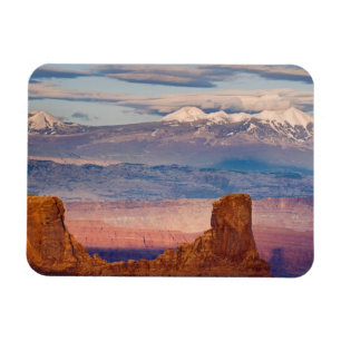 USA, Utah. Landschaftlich von La Sal Mountains aus Magnet
