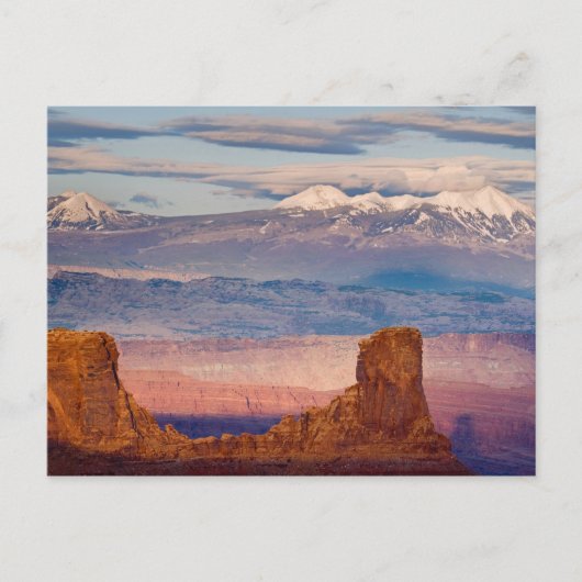 USA, Utah. Landschaftlich von La Sal Mountains aus Postkarte (Vorderseite)