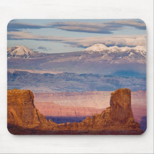 USA, Utah. Landschaftlichen von Toten in La Sal Mousepad