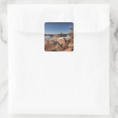 USA, Utah, Moab. Canyonlands-Nationalpark, Quadratischer Aufkleber (Tasche)