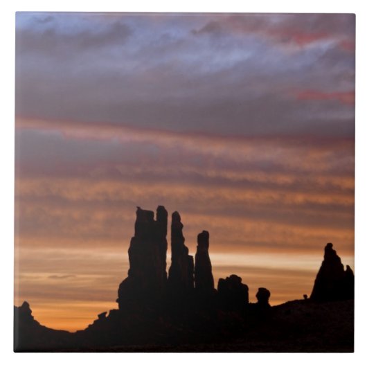 USA, Utah, Monument Valley National Park.  2 Fliese (Vorderseite)