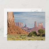 USA, Utah, Monument Valley Navajo Tribal Park. Postkarte (Vorne/Hinten)